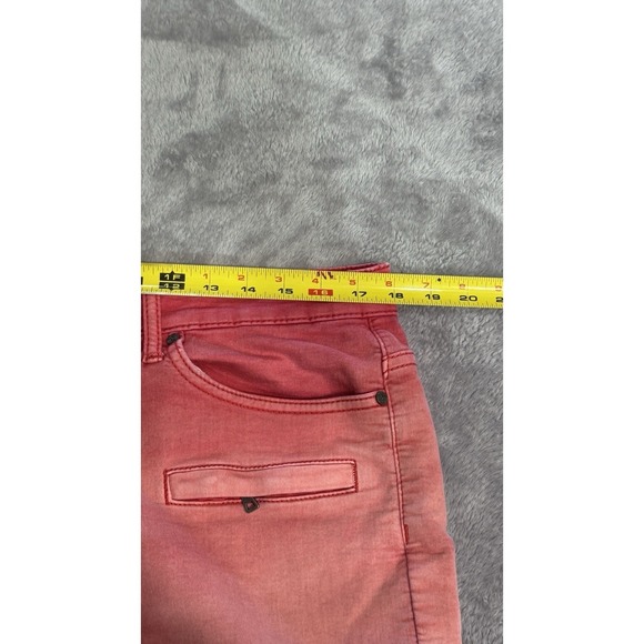 Men W38 V19-69 Italia Moto Biker Shorts Coral Pink Ribbed Knee Milano Italy - Picture 10 of 10